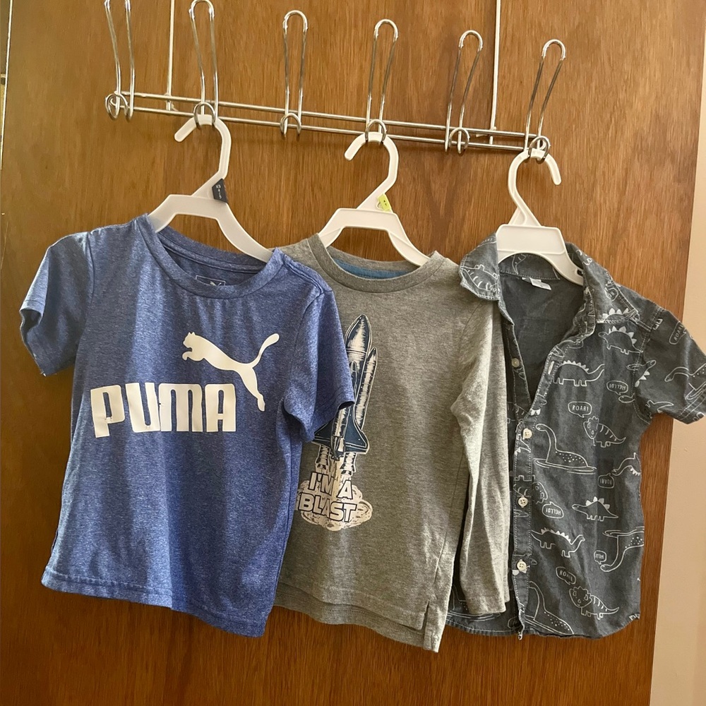(4T) boys shirts bundle 🤍